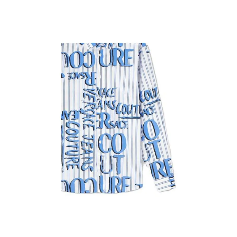 VERSACE JEANS COUTURE Shirts Men White-5
