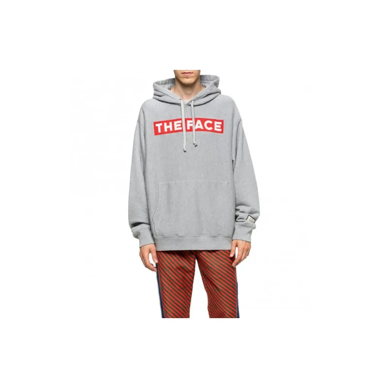 GUCCI 'The Face' Hoodie 'Grey'-3