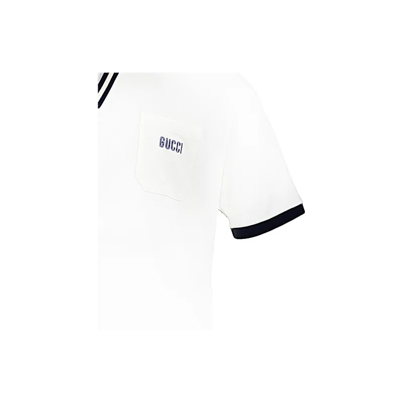 GUCCI SS23 Polo Shirt Men's White-4