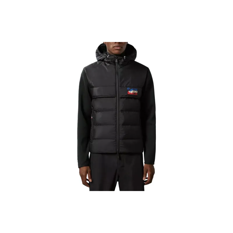 Moncler Padded Corduroy Collection Down Jacket Men's Black-1