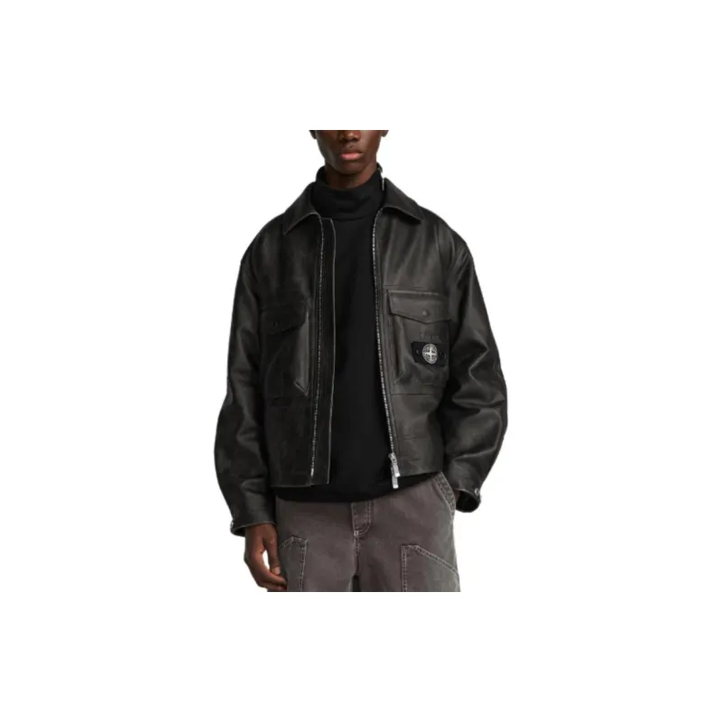 DIOR X Stone Island Napa Lambskin Jacket-2