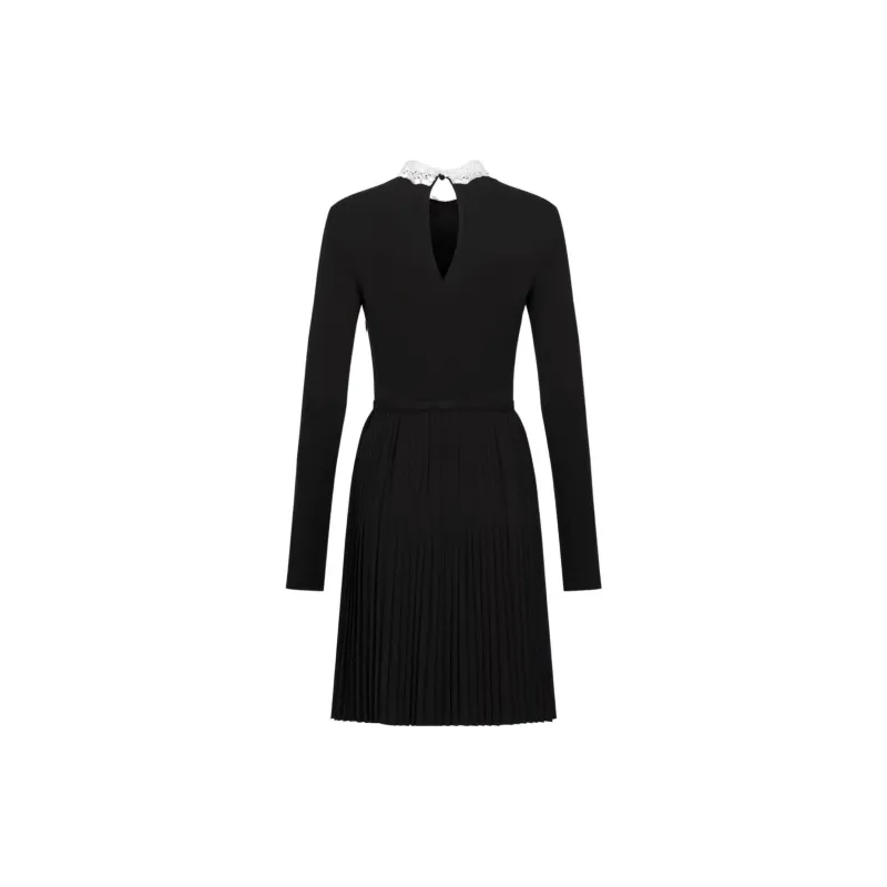 DIOR Long Sleeved Dresses Women's Black-1