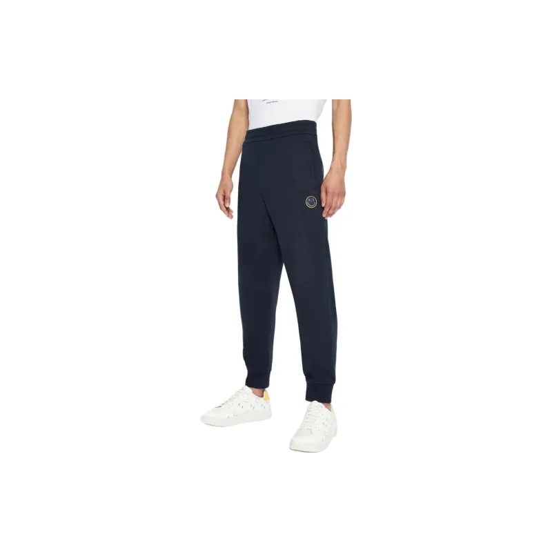 ARMANI EXCHANGEAE FW22 Knitted Sweatpants Men's Marine Blue-3
