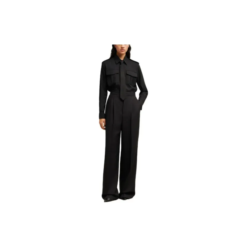 AMIPARIS Concealed Fastened Military Shirt-2