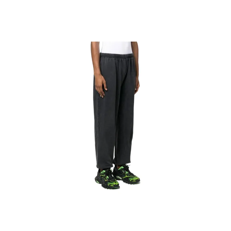 Balenciaga FW22 Sports Pants Loose Fit Style Men's Men's Black-3