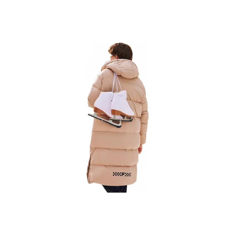 FILA FUSION FOB Series Down Jacket Unisex Warm Caramel Coffee-2