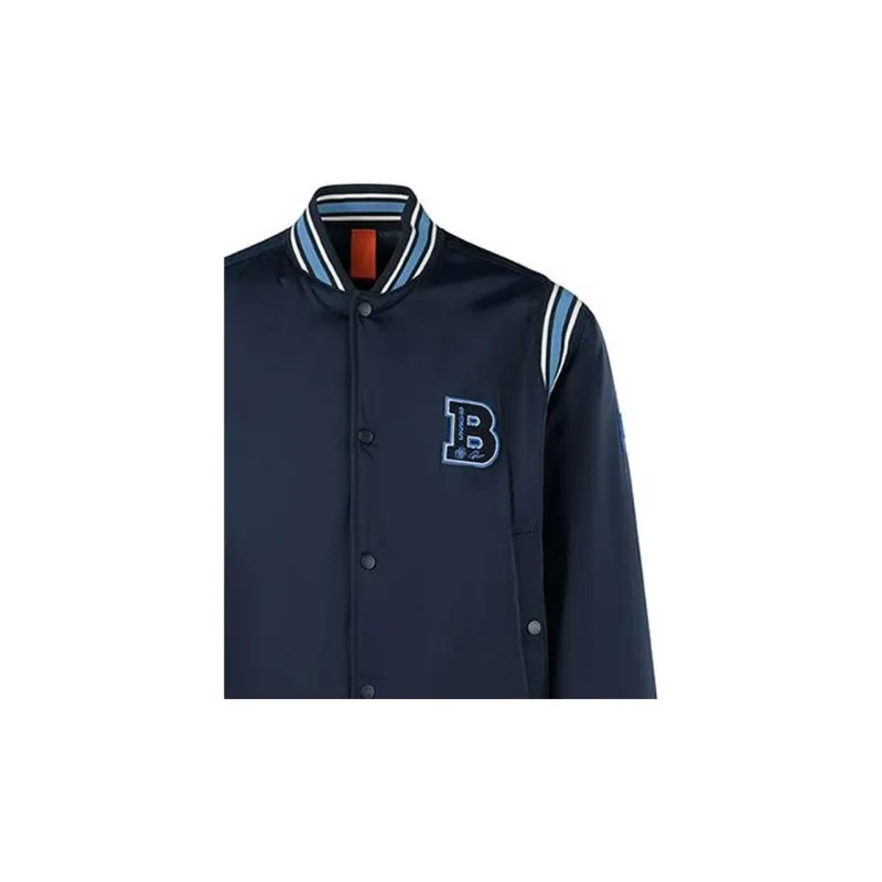 HUGO BOSS Baseball Jerseys Men Dark Blue-4