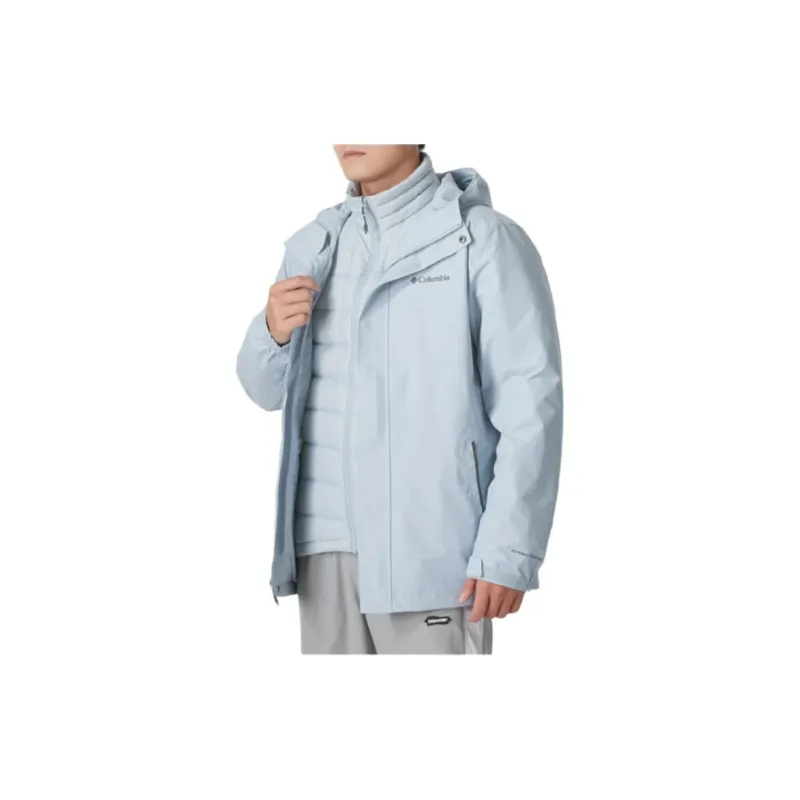 Columbia 24 Fall Outdoor Hiking, Urban Living/Travel/Commuting Windproof Thermal Windbreaker Jacket Men's Blue-2
