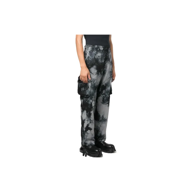 OFF WHITE Cargo Pants Men Black-3