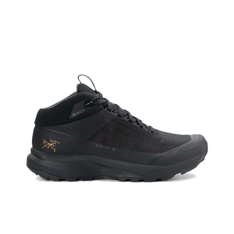 Arcteryx Aerios FL Anti-Slip Wear-Resistant Waterproof And Breathable Mid-Top Trekking Shoes Women's Black-1
