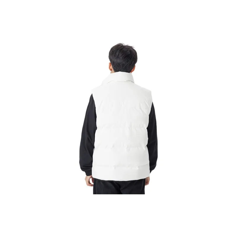 New Balance Pocket Puffer Vests Men White-4