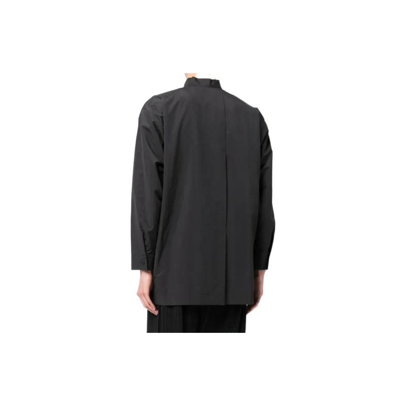 Homme Plissé Issey Miyake Shirts Men Black-2