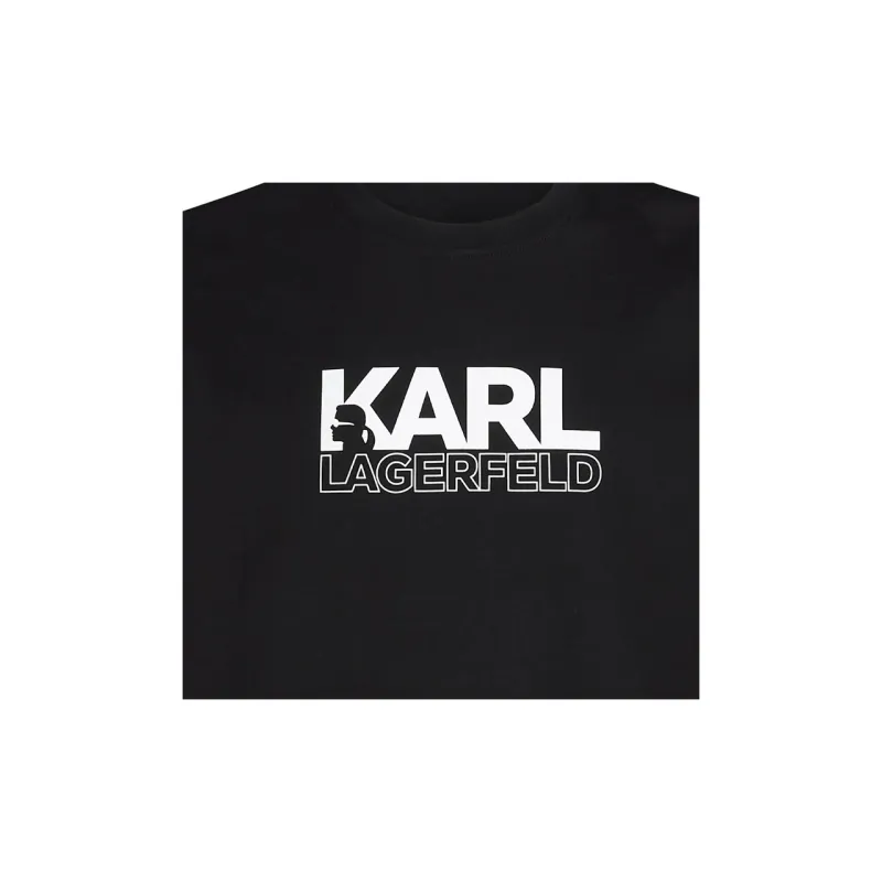 KARL LAGERFELD / Karl Lagerfeld Jeans Stack logo T shirt-3