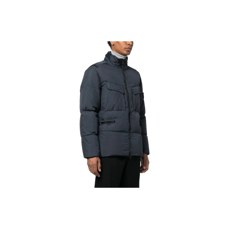 STONE ISLAND Down Jackets Men Blue-3