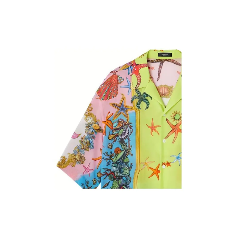 VERSACE VERSACE SS22 Shirt Men's Yellow-4