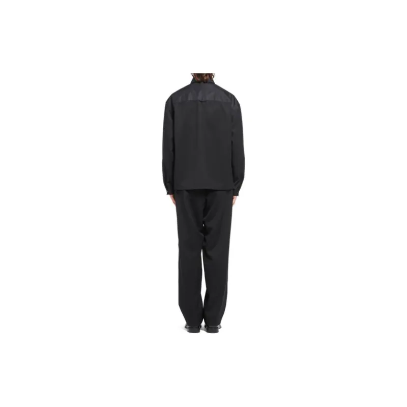 PRADA Re-Nylon Jackets Men Black-3