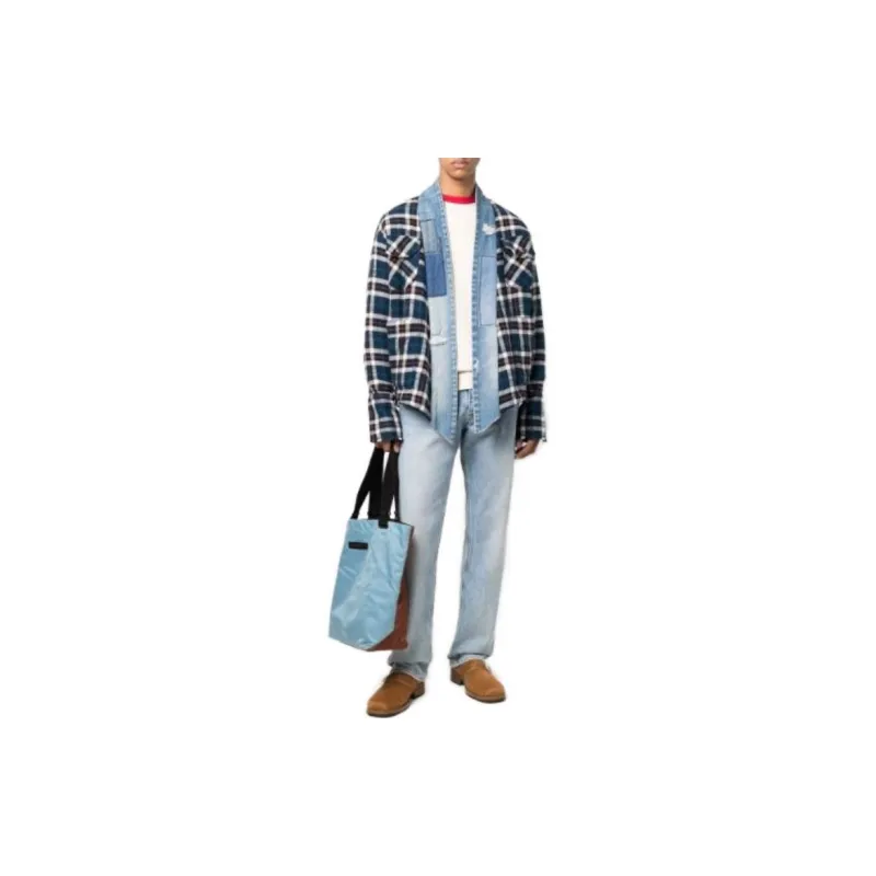 GREG LAUREN Jackets Men Marine Blue-1