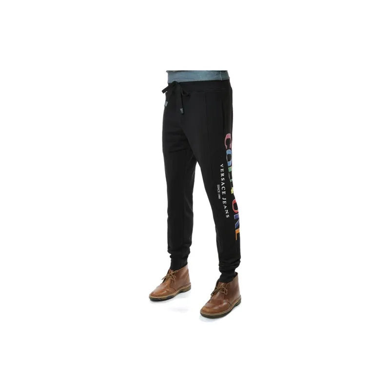 VERSACE JEANS COUTURE Sports Pants Men's Black-4