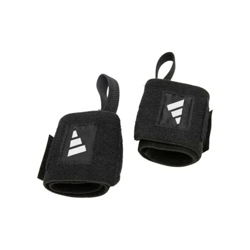 Adidas Fitness Exercises Wristbands Protective Black Unisex