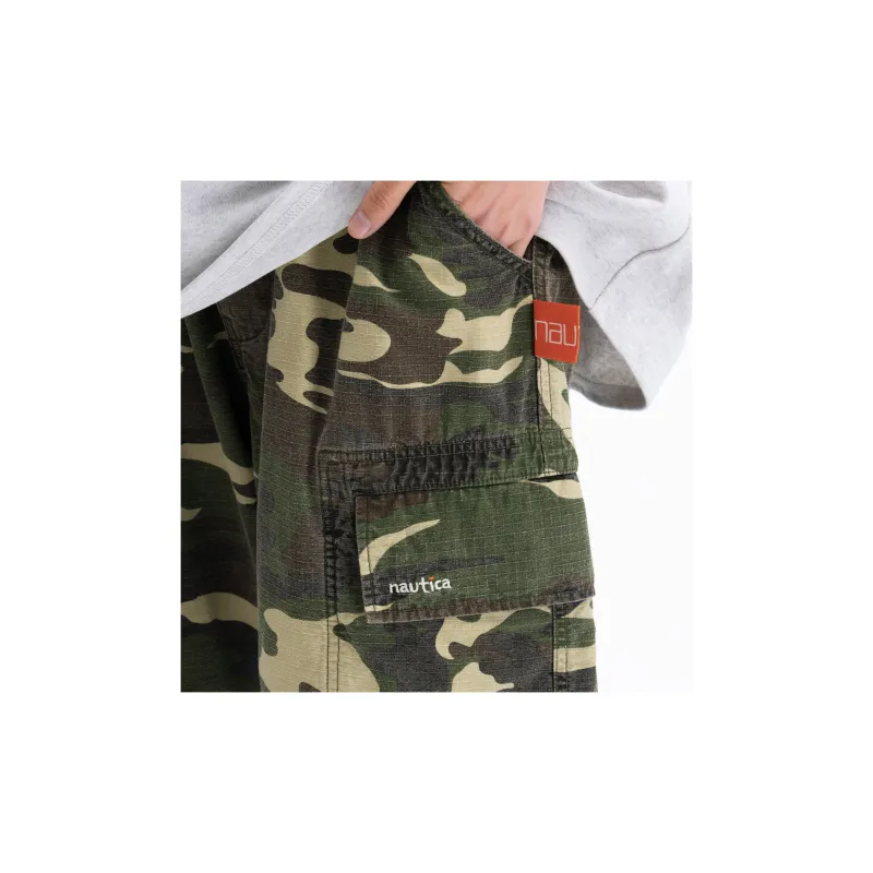Nautica White Sail Nautica White Sail X Hirotsu Yumoto Co titled Series Casual Shorts Unisex Camouflage-6