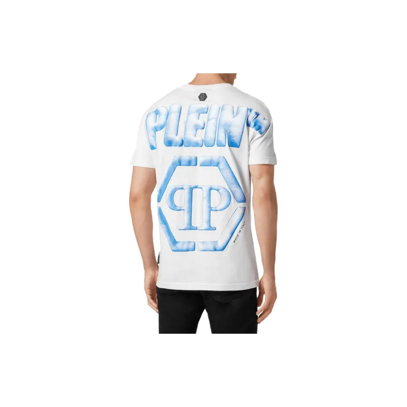 PHILIPP PLEIN Ss Hexagon print Cotton T shirt-2