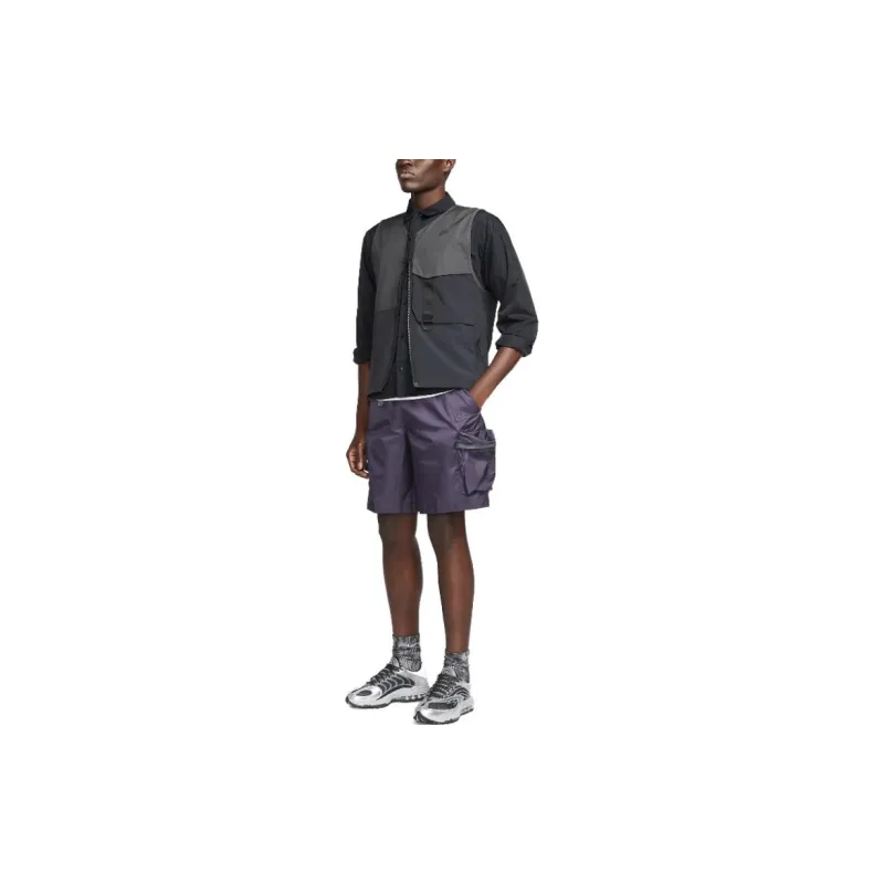 Nike SPORTSWEAR TECH PACK Casual Shorts Men Dark Purple-1