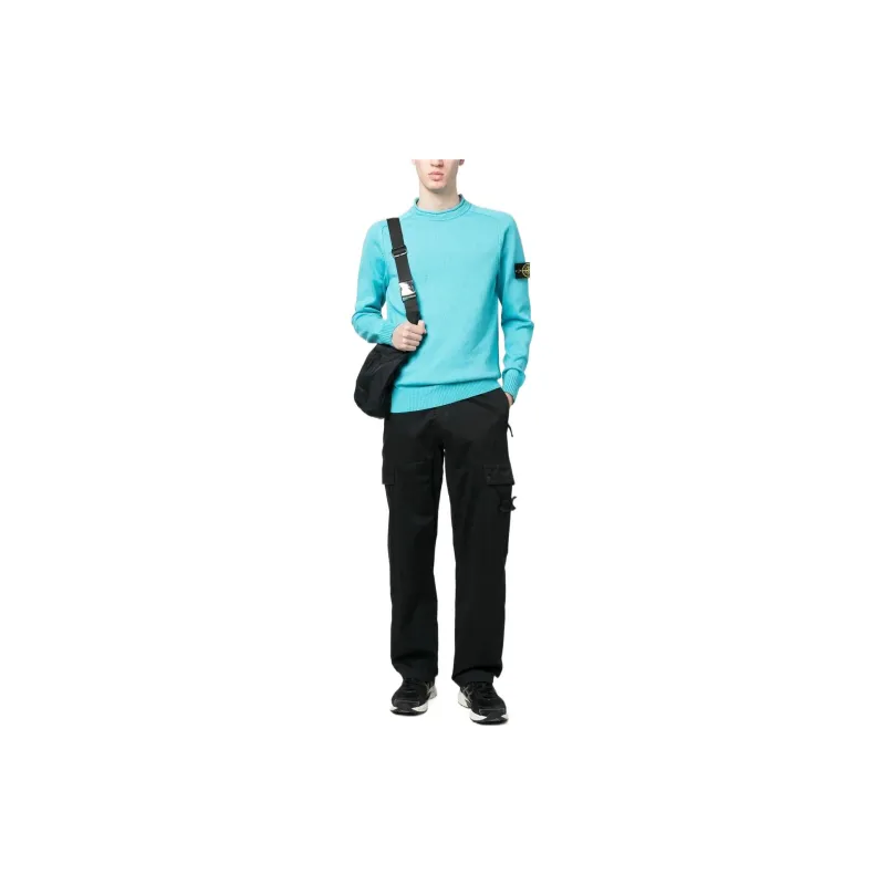 STONE ISLAND Sweaters Men Blue-1