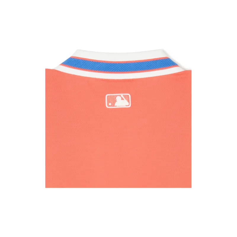 MLB Cleveland Guardians Polo Shirt Women's Coral-4