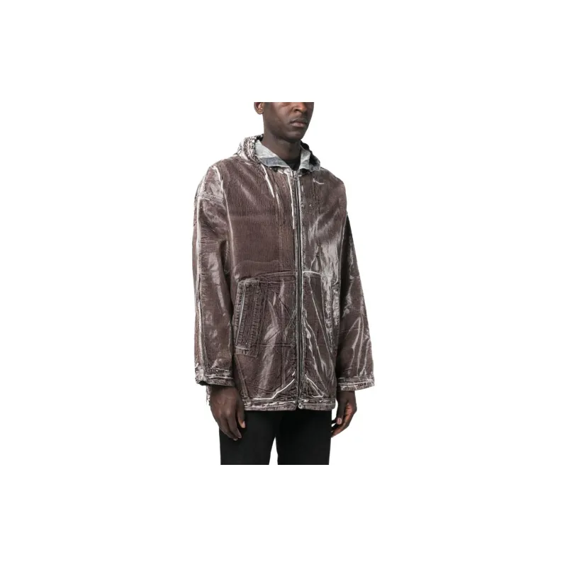 DIESEL Coated Denim Jacket-3