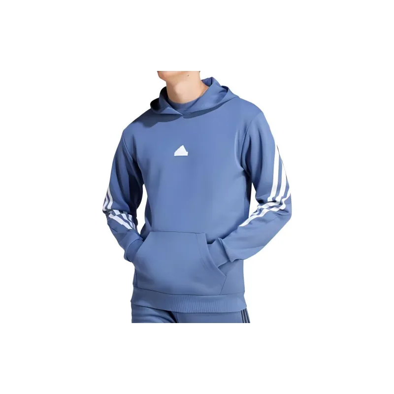 Adidas Sportswear FUTURE ICONS 3-STRIPES HOODIE Sweatshirt Men's Blue-1