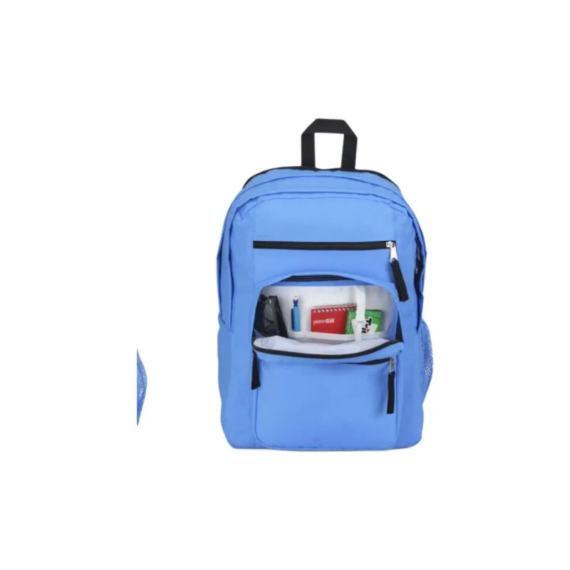 JanSport Polyester Backpack Unisex Blue Neon-2