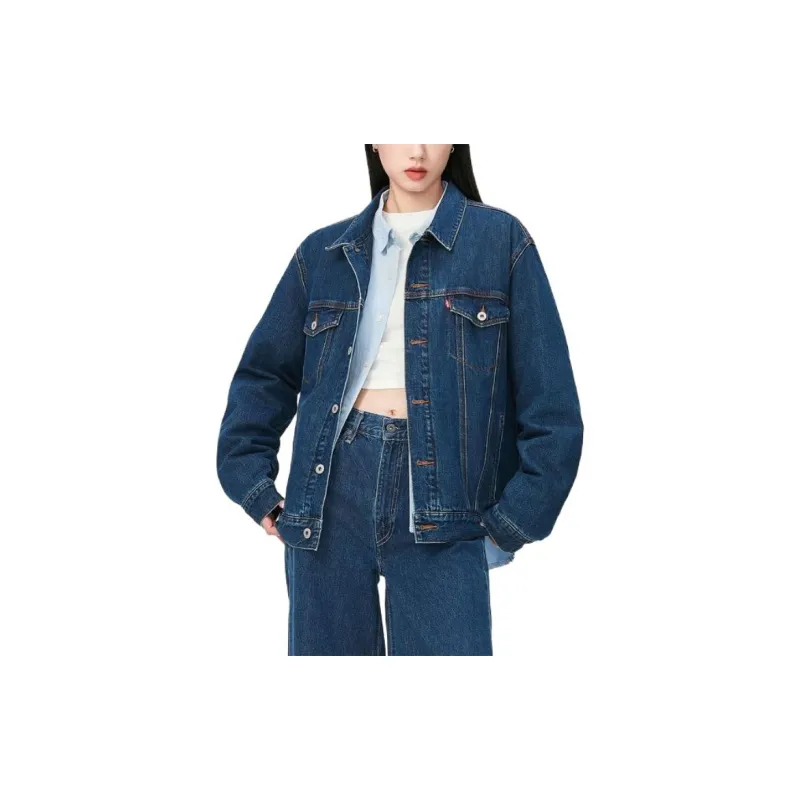 Levis Denim Jackets Unisex Blue-3