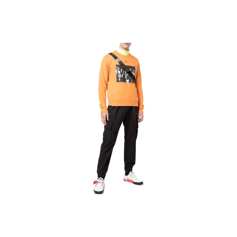 OFF WHITE Sweatshirts Men Orange-1