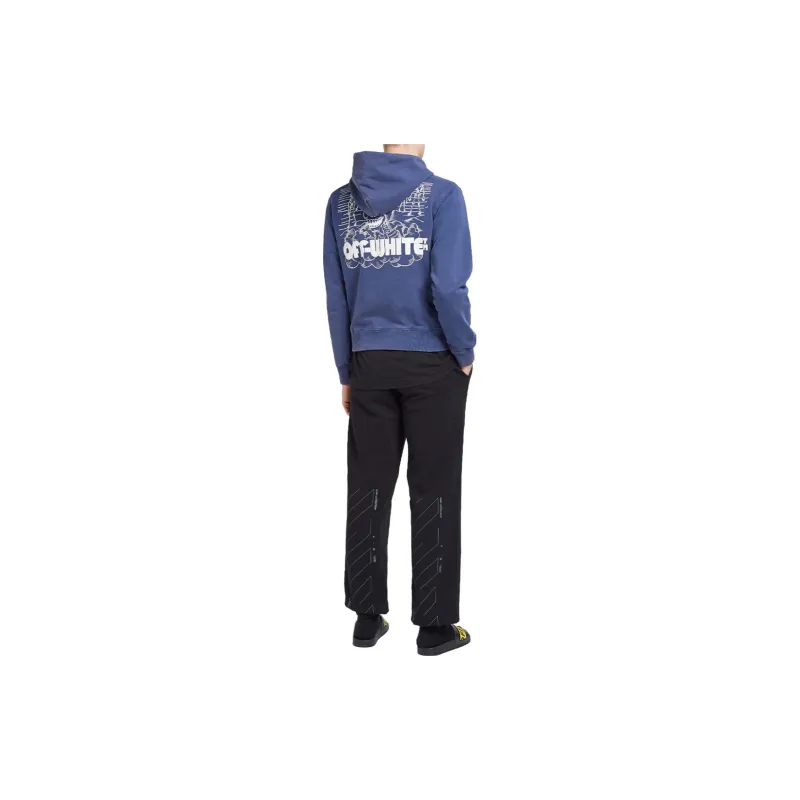 OFF WHITE Sweatshirts Men Blue-2