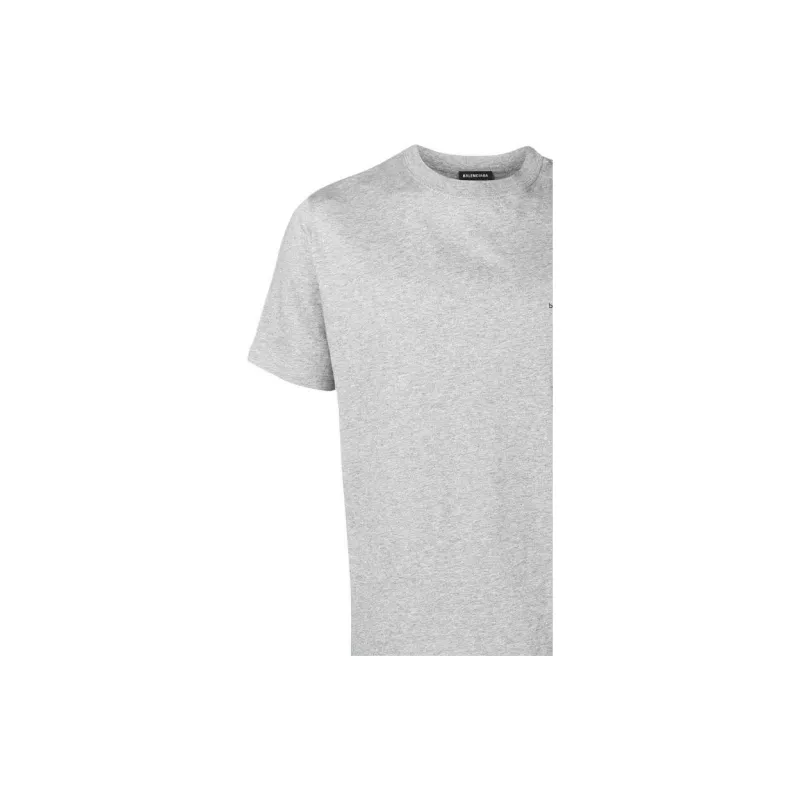Balenciaga SS23 T Shirt Regular Fit Unisex Gray-4