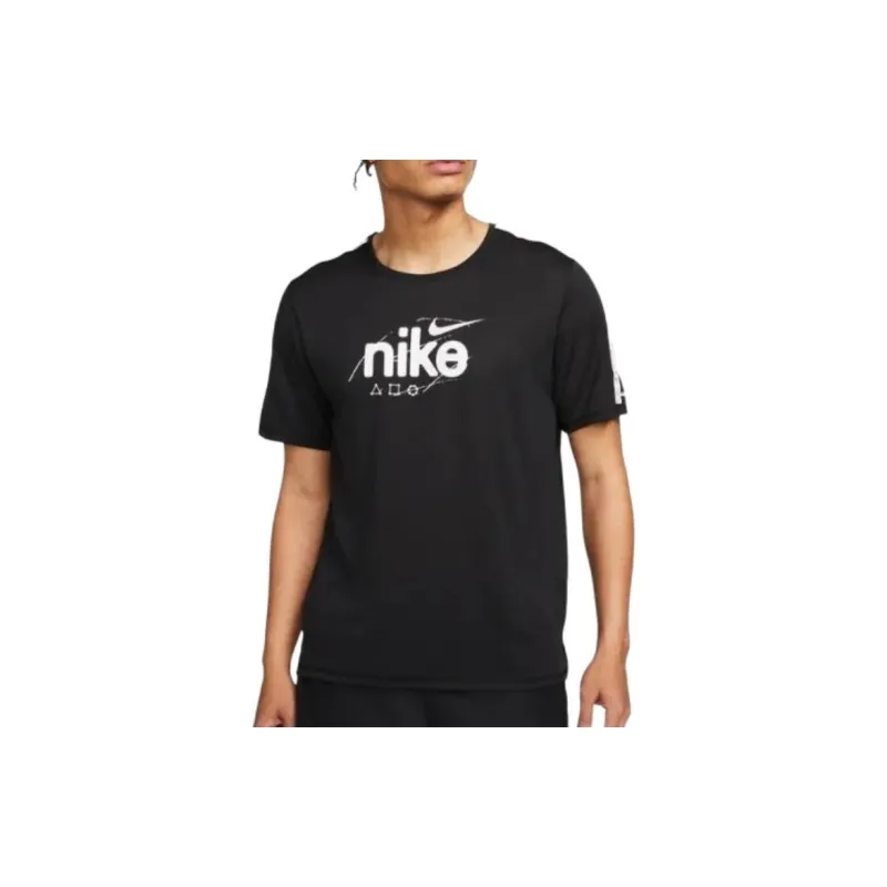 Nike T Shirts Men Black-3