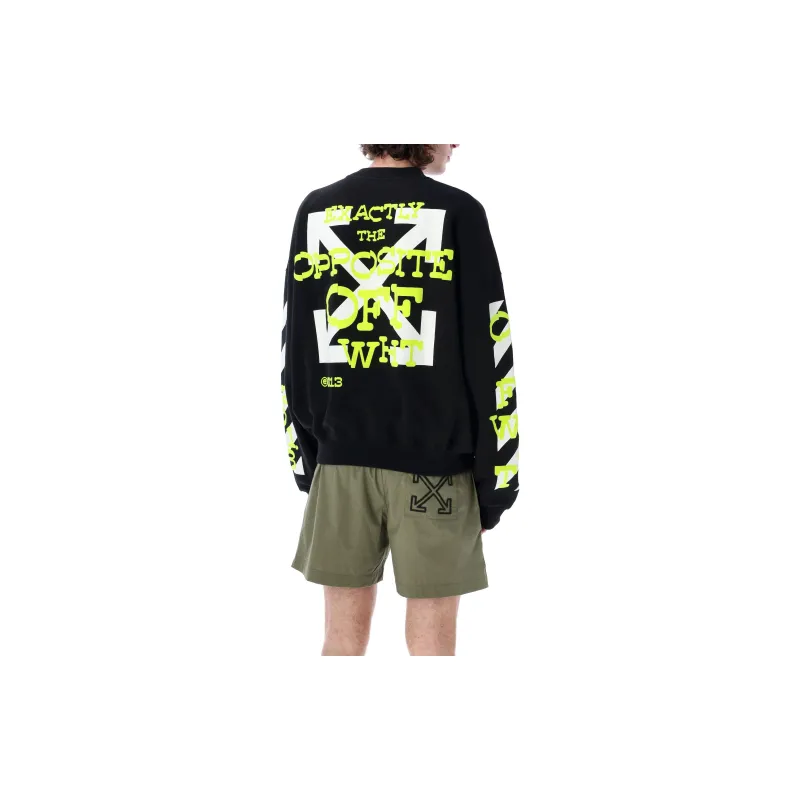 OFF WHITE Sweatshirts Men Black-2