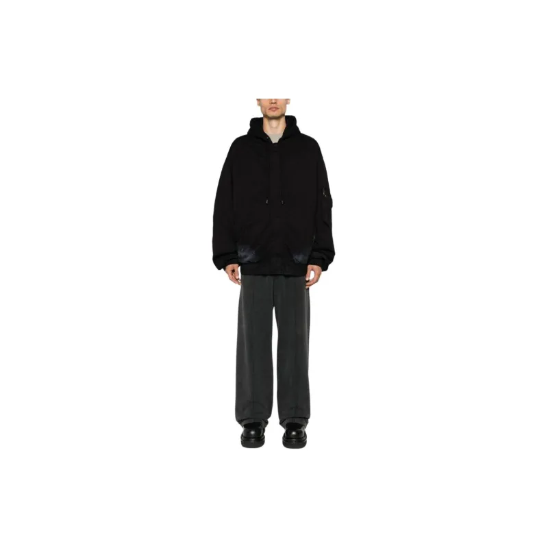 Balenciaga Logo print Padded Jacket-1