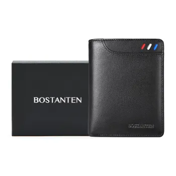 BOSTANTEN Cow Leather Wallet Cropped Men's