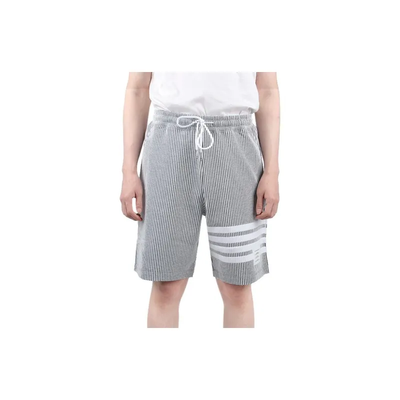 THOM BROWNE 4 Bar Stripe Track Shorts-5