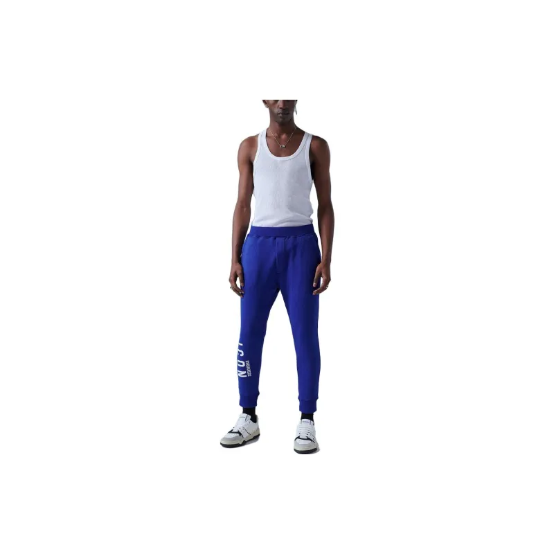 DSQUARED 2 Icon Logo Printed Tapered Leg Track Pants-3