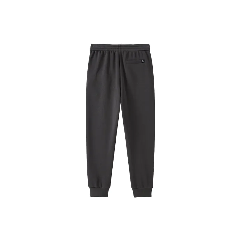 CAMEL Solid Cotton Feeling Fleece Lined Warm Loose Fit Stretch Elastic Cuff Long 'Bone Breaking' Sweatpants Men's-15