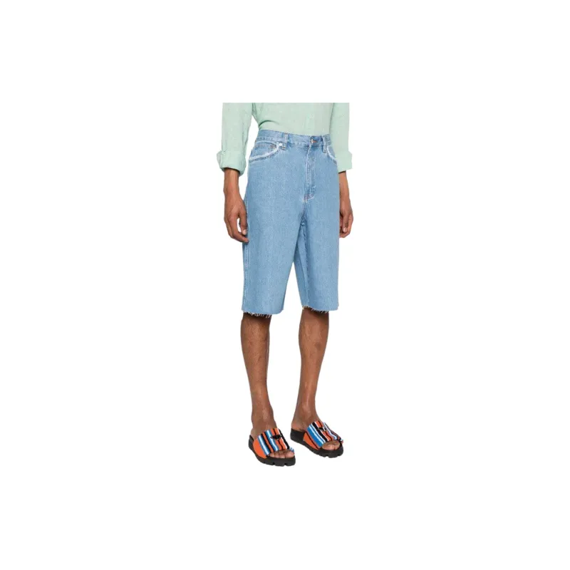A.P.C Oakland Mid rise Denim Shorts-3