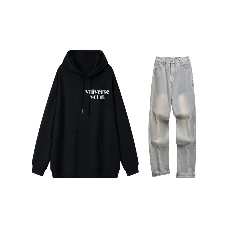 VniVerseVClub Sweatshirt Set Unisex-11
