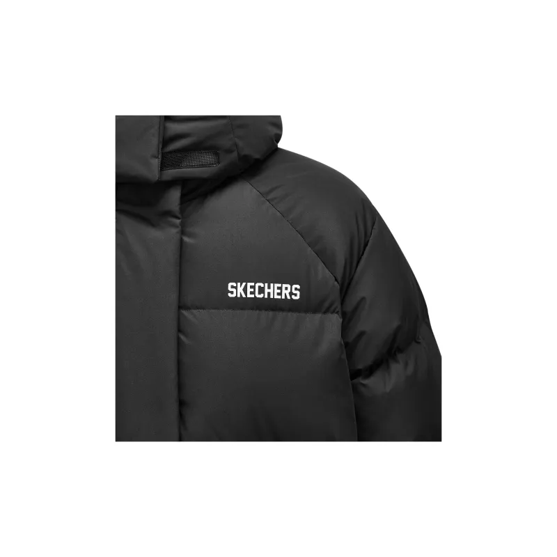 Skechers Mountain And Wild Outdoor Series Down Jacket Women's Carbon Black-4