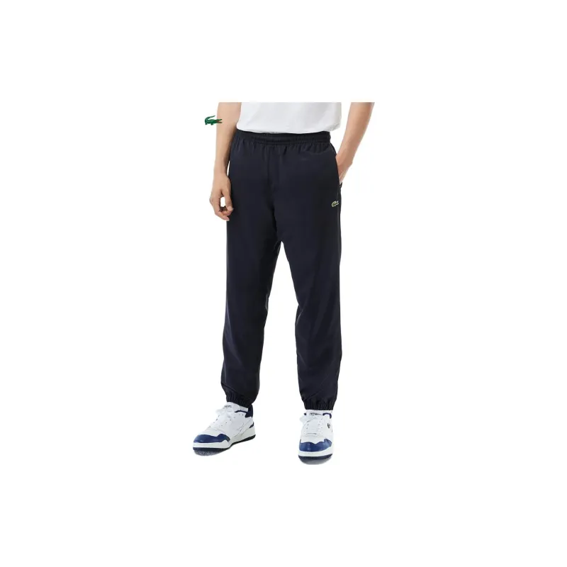 LACOSTE Knitted Sweatpants Men's Navy Blue-1