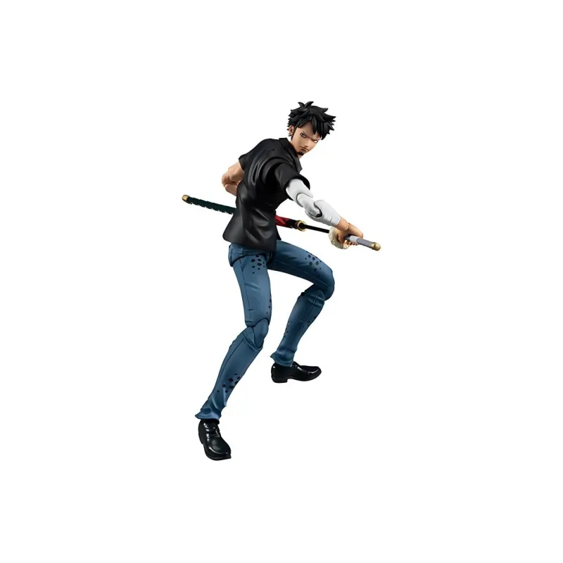 MegaHouse Trafalgar D. Water Law Variable Action Heroes Vah One Piece Ver.2 Action Figures-3