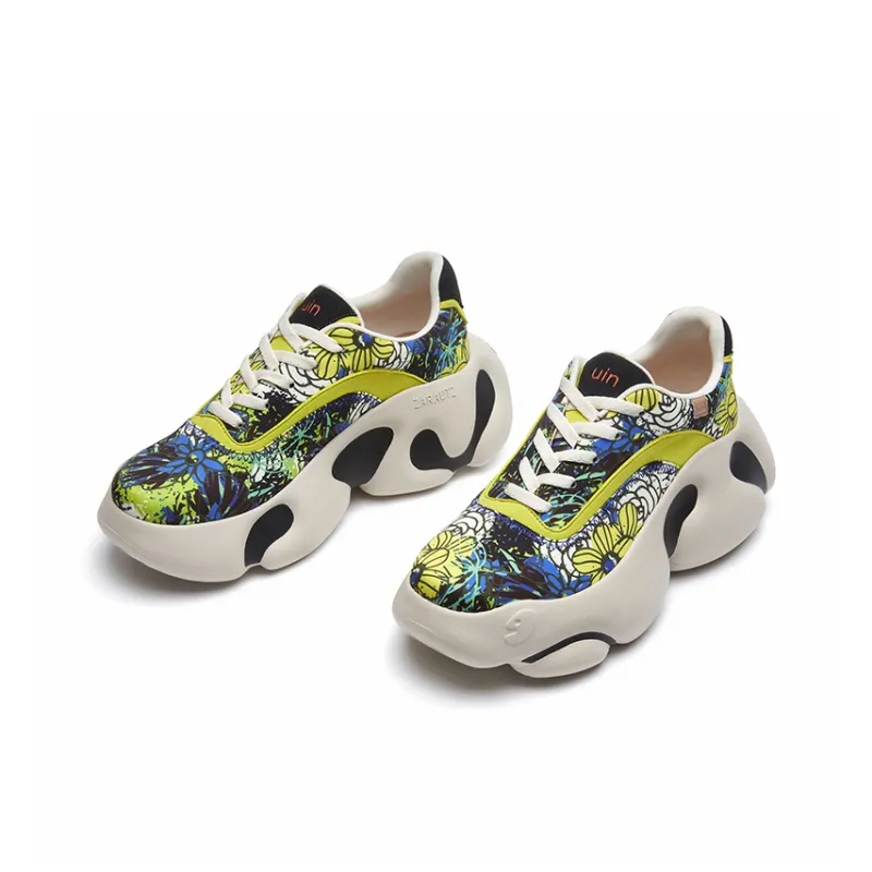 U.IN Zaluz Series Height Increasing Low Top Chunky Sneakers Women's-8
