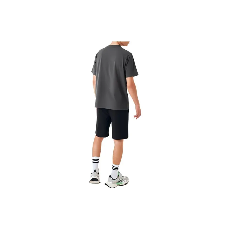Adidas T-Shirts Men Dark Gray-2