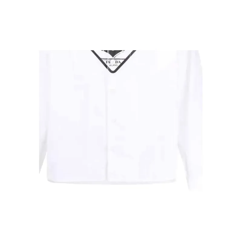 PRADA Shirts Men White-5